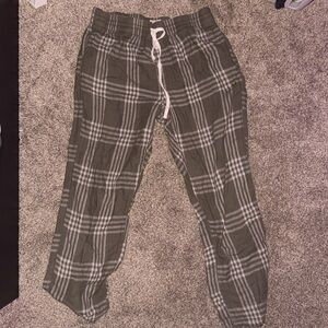 Green Pajama Pants